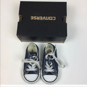 Toddler Blue Converse Low Tops Size 5